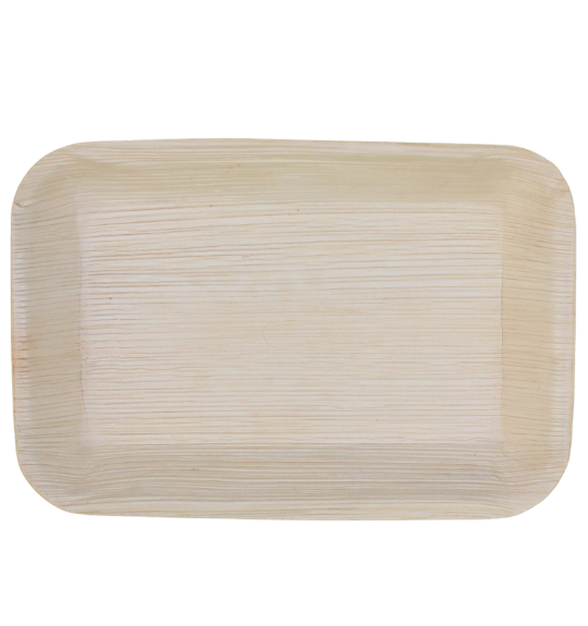 Premium Rectangular Areca Palm Leaf Tray