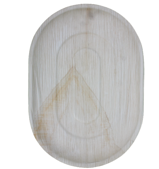 Oval Tray - Faceted Edge