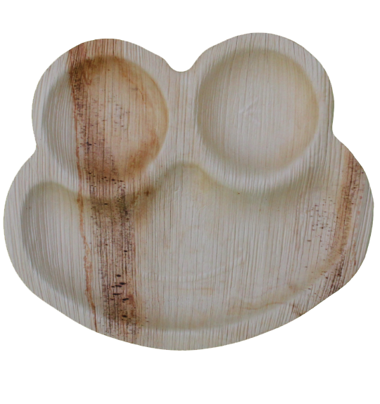 Smiley Face 3-Compartment Plate