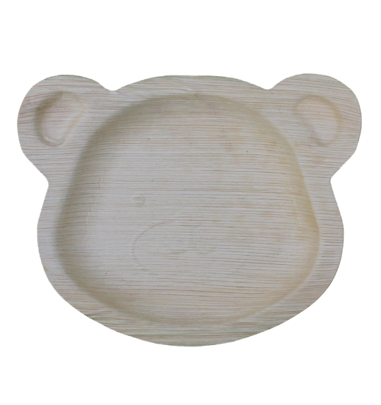Bear Face 3-Compartment Plate